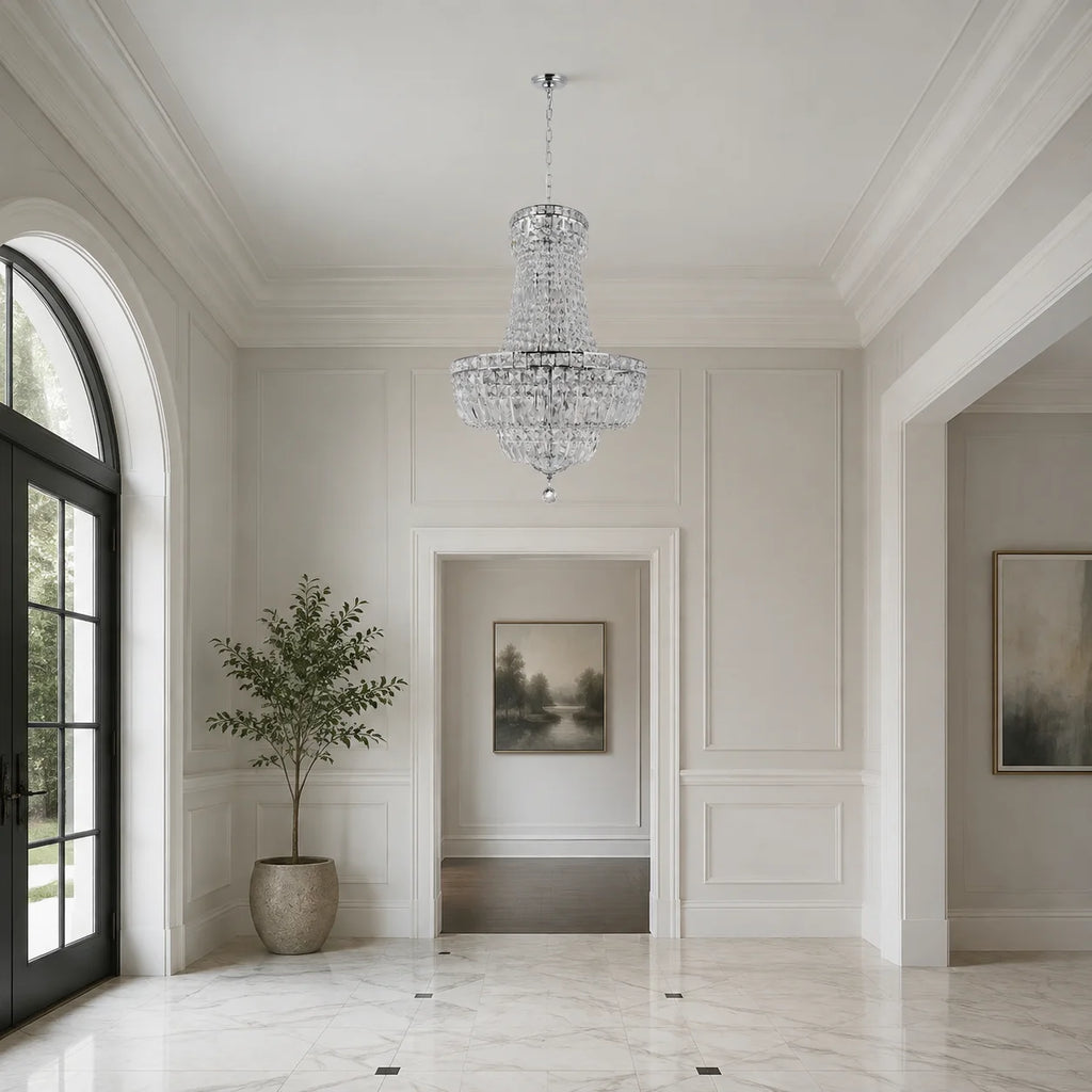 Stefania 13 Light Chrome Chandelier