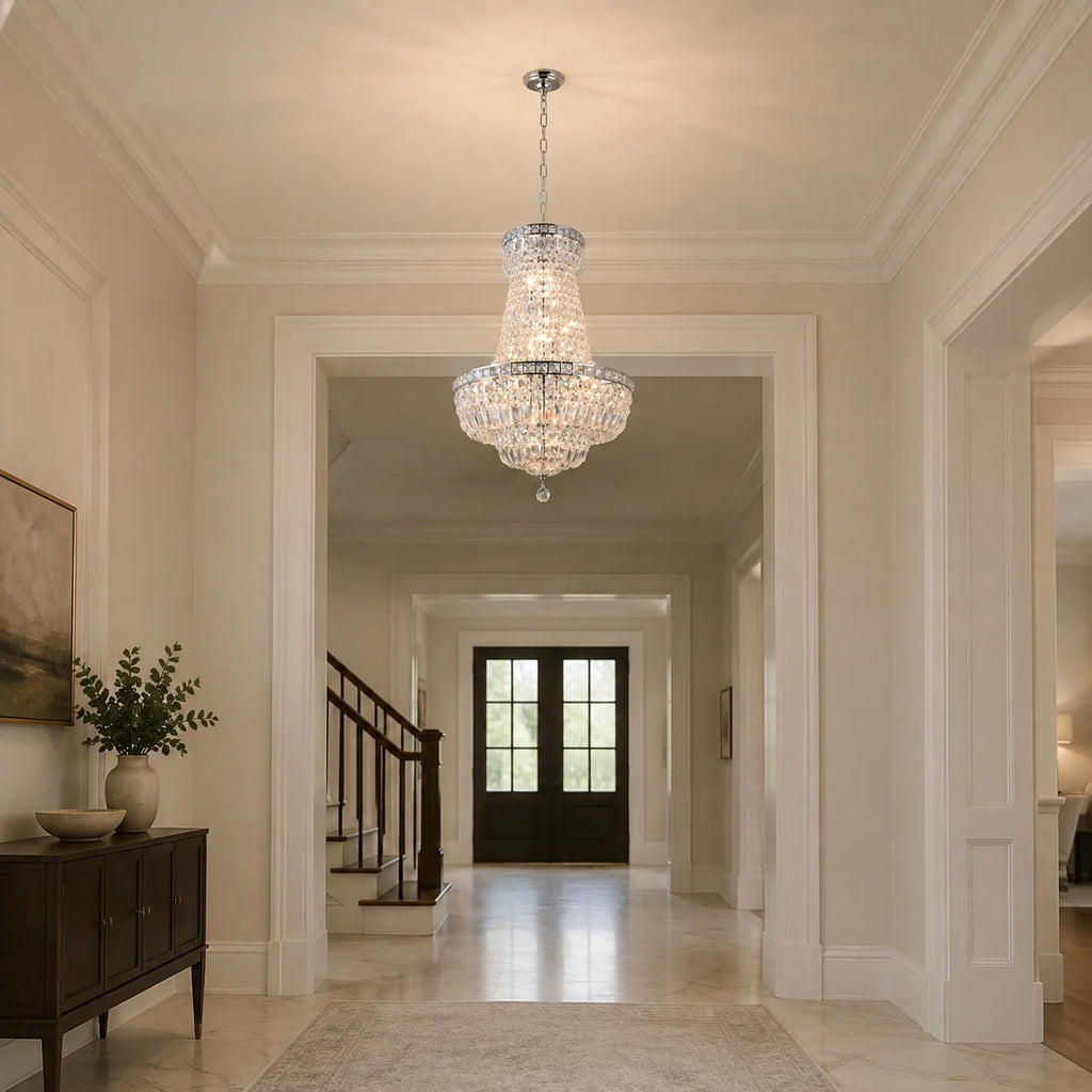 Stefania 13 Light Chrome Chandelier