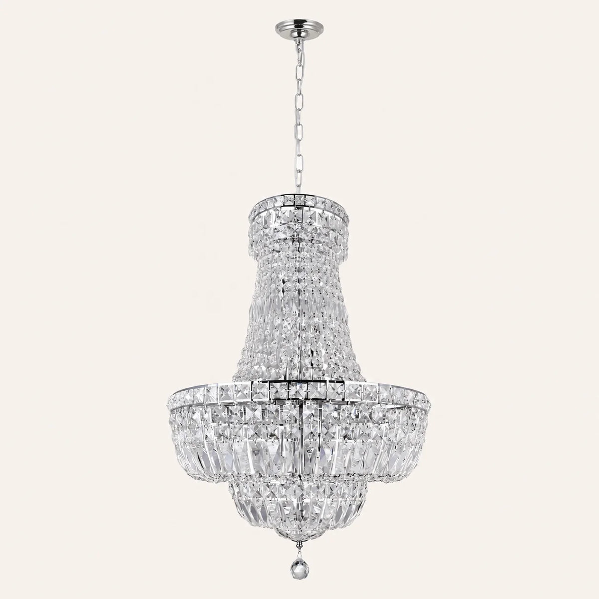Stefania 13 Light Chrome Chandelier