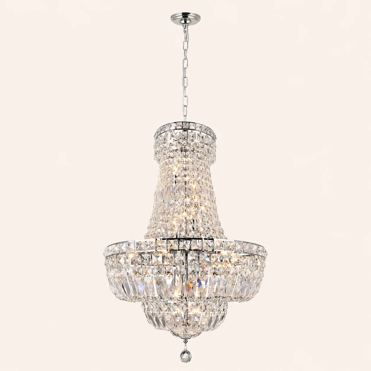Stefania 13 Light Chrome Chandelier