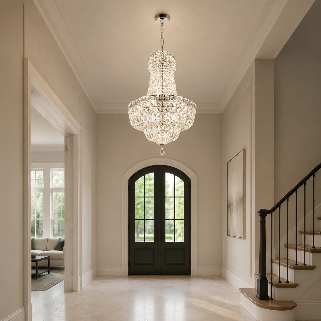 Stefania 17 Light Chrome Chandelier