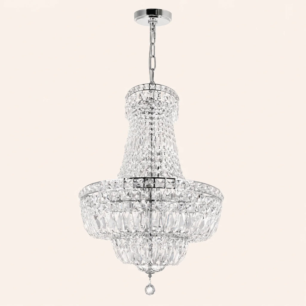 Stefania 17 Light Chrome Chandelier