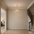Maria Theresa 19 Light 32in Chrome Up Chandelier with Crystals