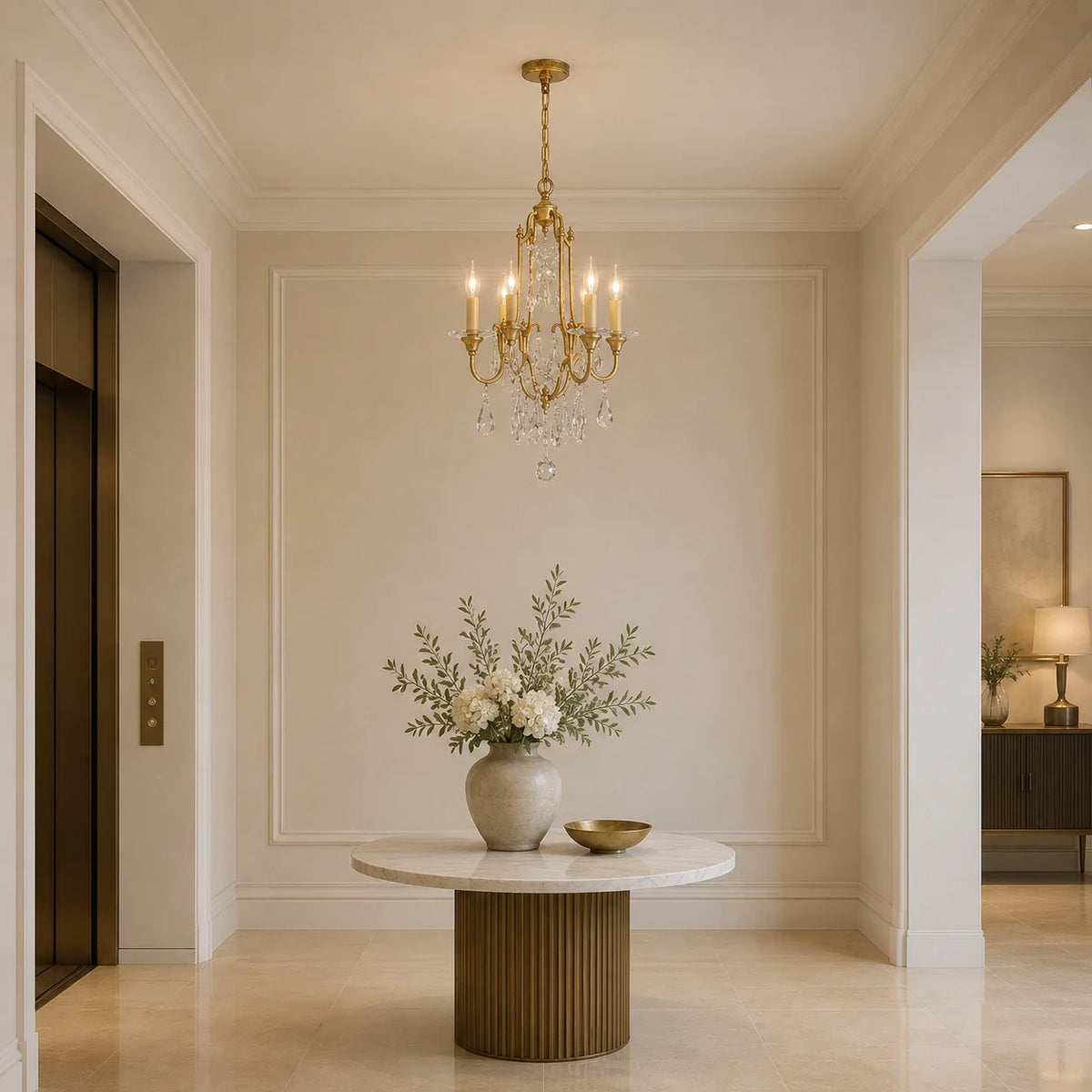 Electra 6 Light 28in Oxidized Bronze Chandelier
