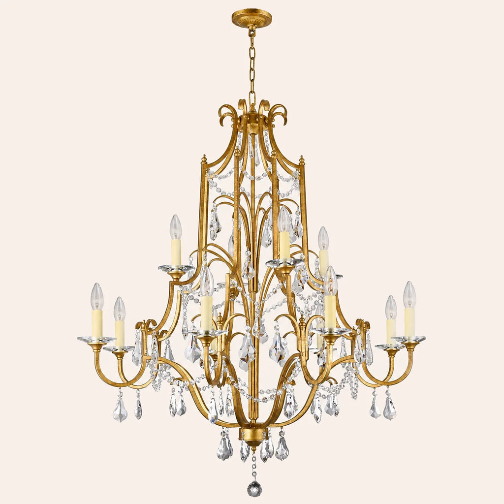 Electra 12 Light 37in Oxidized Bronze Chandelier