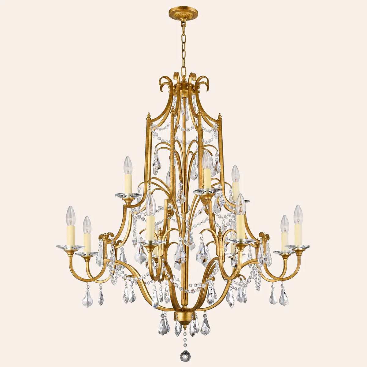 Electra 12 Light 37in Oxidized Bronze Chandelier