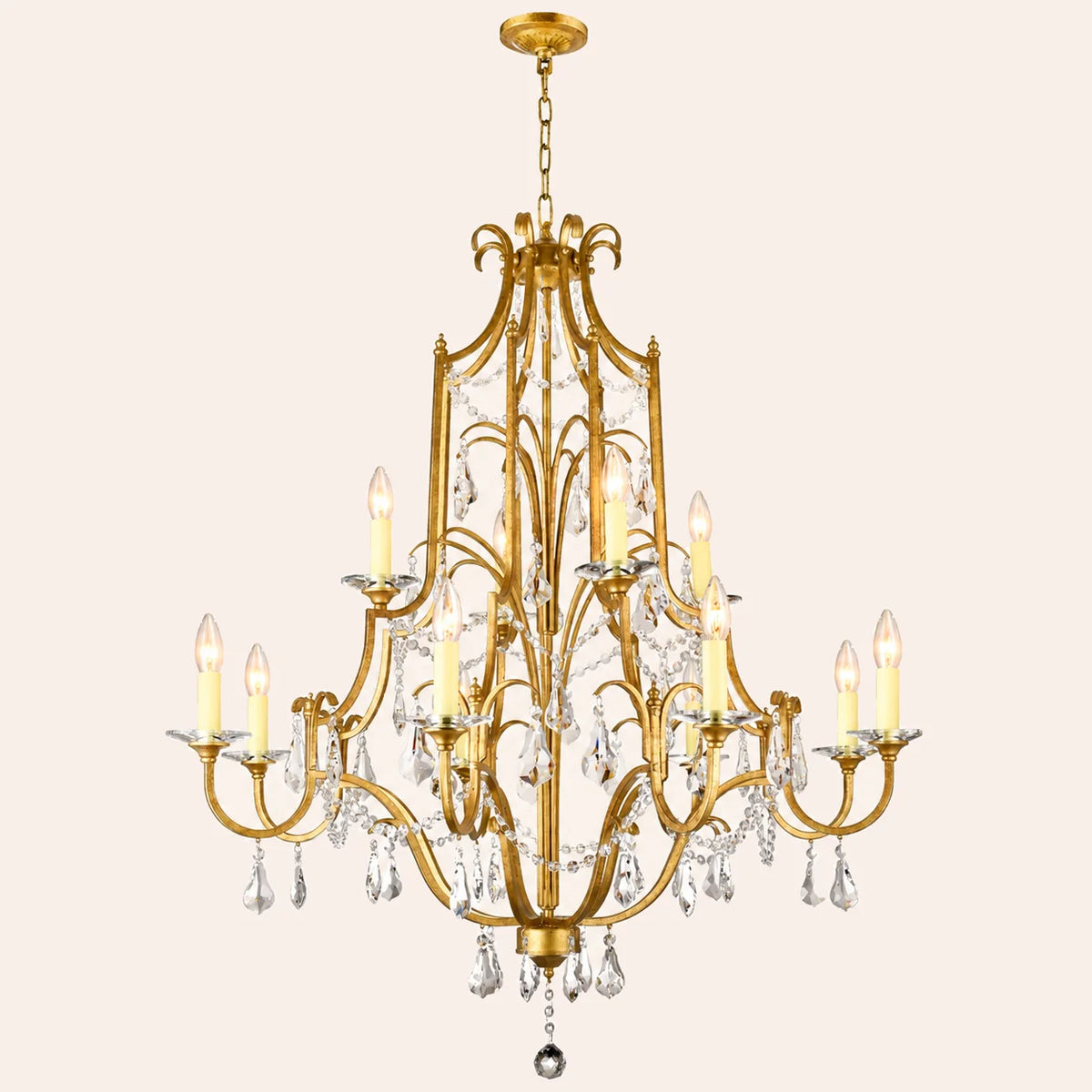 Electra 12 Light 37in Oxidized Bronze Chandelier