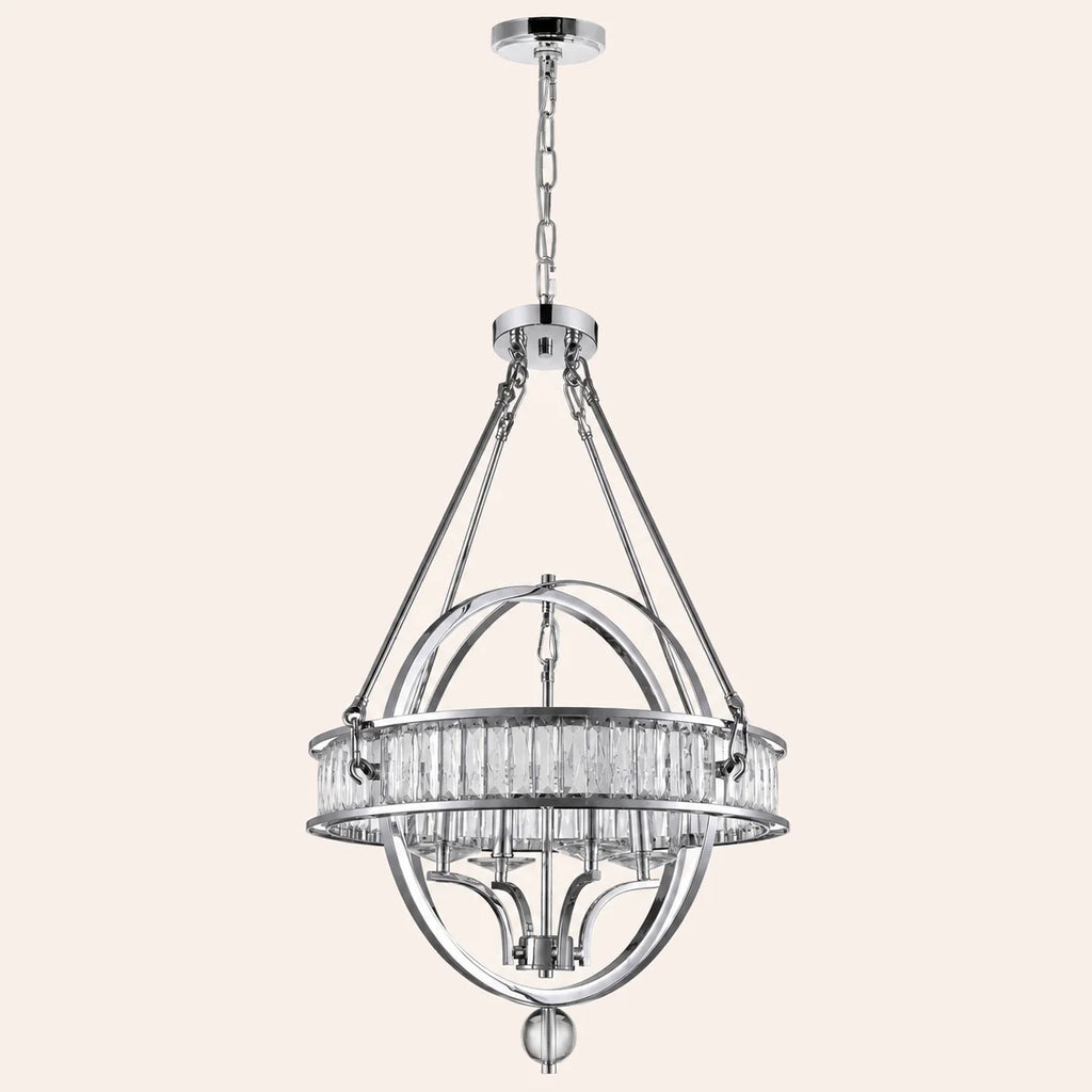 Arkansas 4 Light Chrome Chandelier