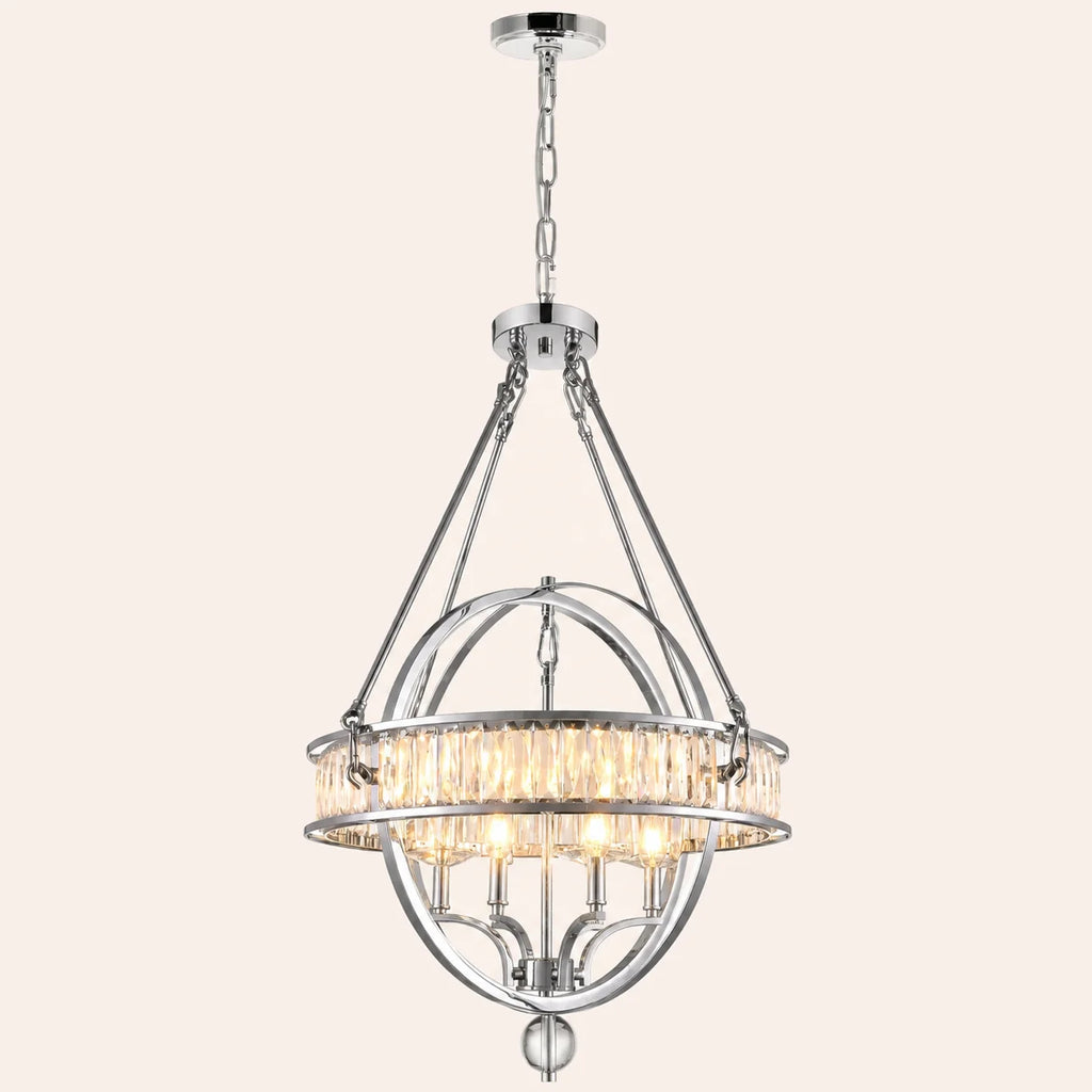 Arkansas 4 Light Chrome Chandelier