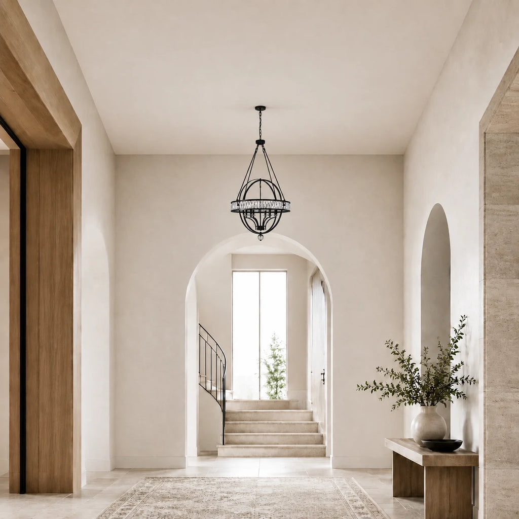 Arkansas 6 Light Black Chandelier
