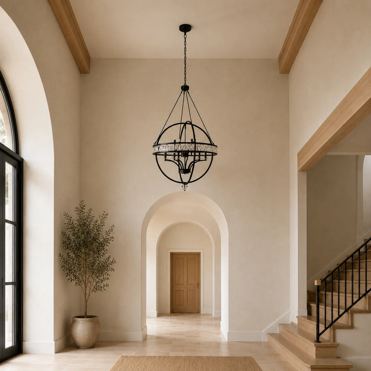Arkansas 12 Light Black Chandelier
