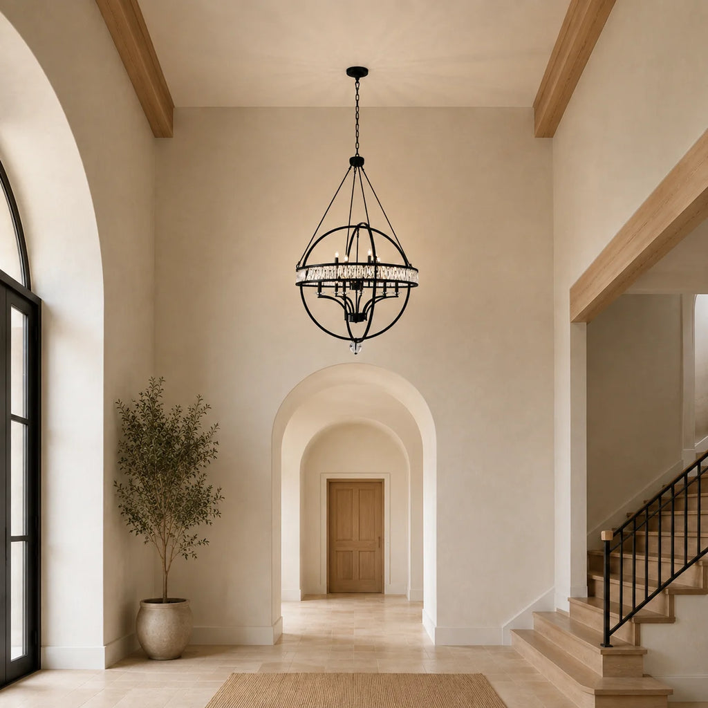 Arkansas 12 Light Black Chandelier
