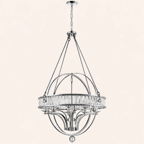 Arkansas 12 Light Chrome Chandelier