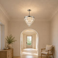 Weiss 12 Light Chrome Down Chandelier