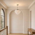 Weiss 15 Light Chrome Down Chandelier